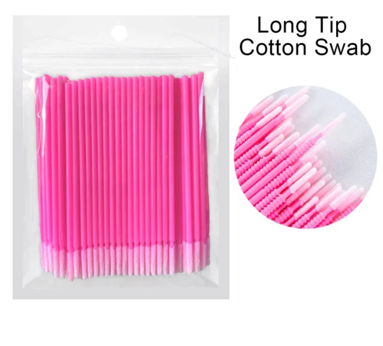 Disposable Long Head Bendable Micro Brushes Applicator